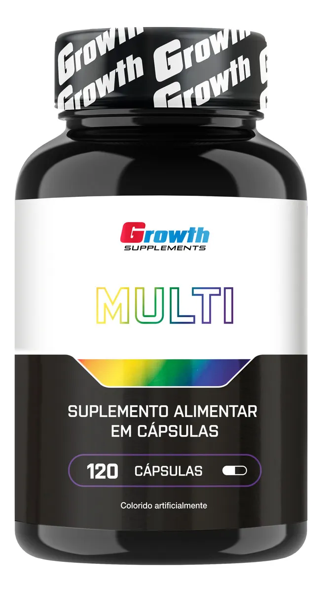 Multivitamínico 120 Cáps. Growth Supplements
